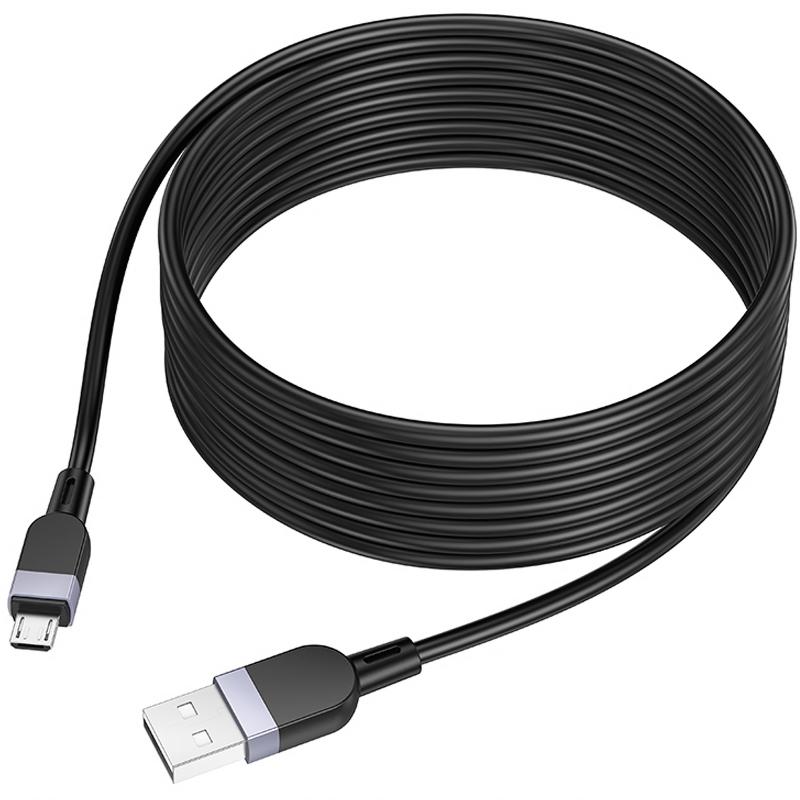 Дата кабель Hoco X109 Energy silicone USB to Micro-USB (3 м) Black