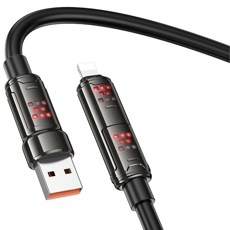 Дата кабель Hoco U143 Joy 4in1 USB to Lightning/USB-C → USB-C 240W (1.2 м) Black