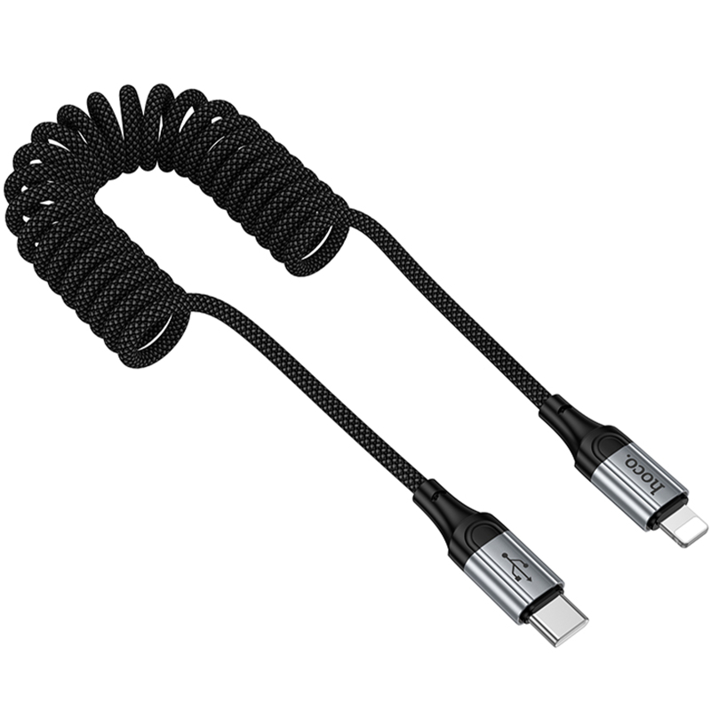 Дата кабель Hoco X121 Nuevo USB-C → Lightning 27W (1.5 м) Black