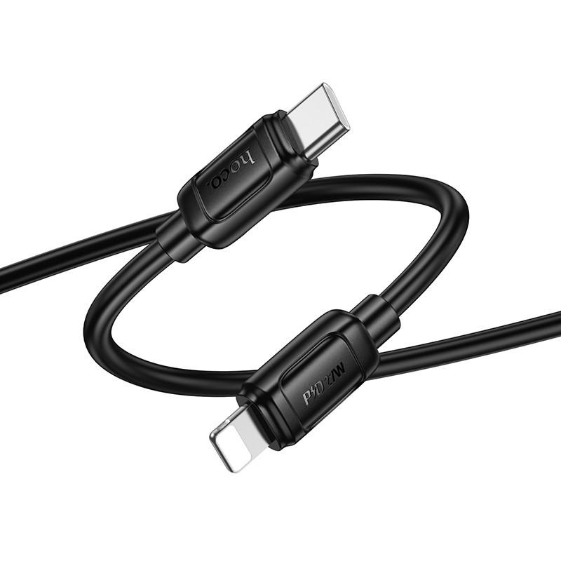 Дата кабель Hoco X115 Surpass USB-C → Lightning 27W (1 м) Black