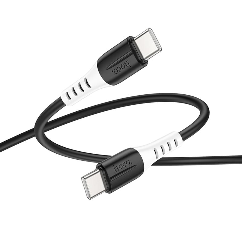 Дата кабель Hoco X82 Silicone USB-C → USB-C 60W (1 м)