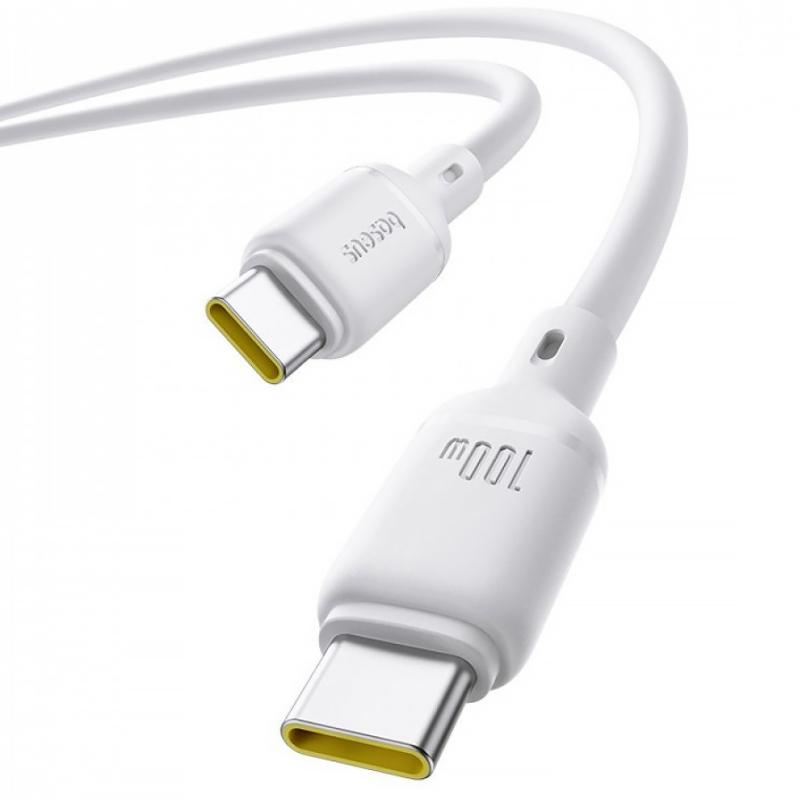 Дата кабель Baseus Silky Series OS Fast Charging USB-C → USB-C 100W (1 м) (P10377704)