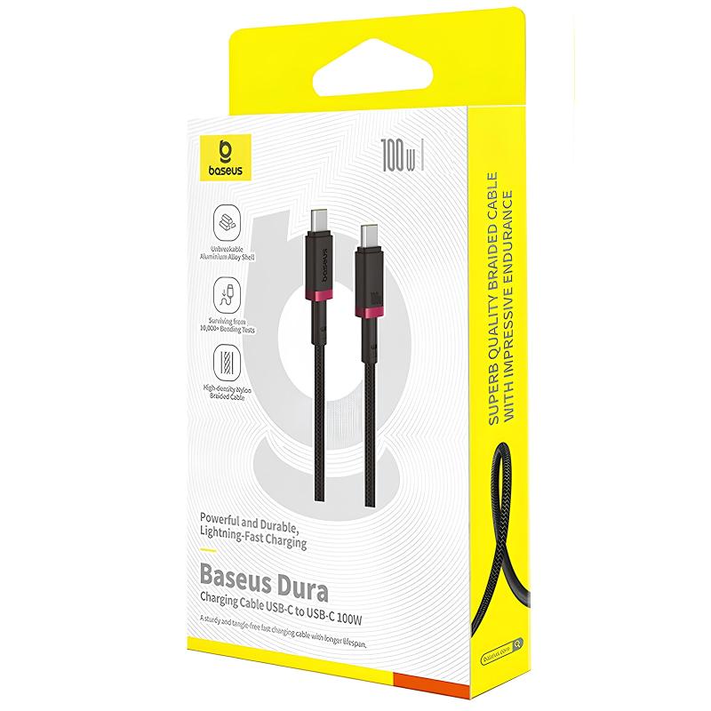 Дата кабель Baseus Dura Series Fast Charging USB-C → USB-C 100W (2 м) (P10377803)