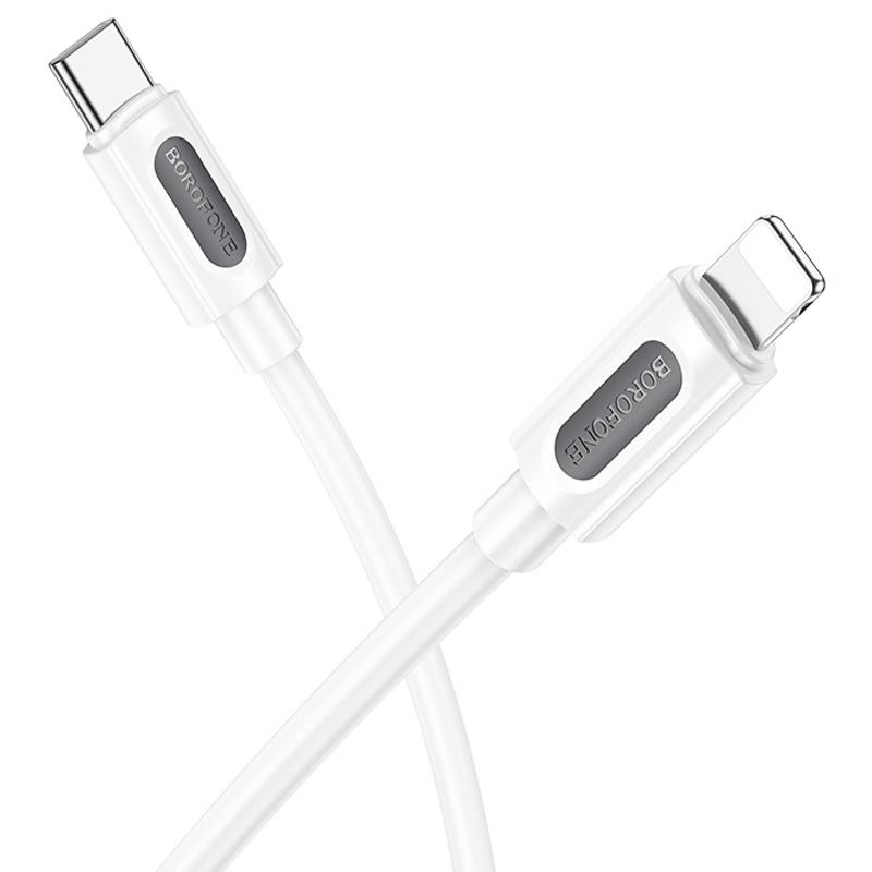 Дата кабель Borofone BX114 Structure USB-C → Lightning 27W (1 м)