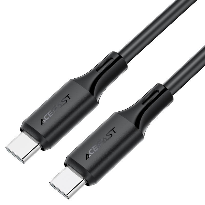 Дата кабель Acefast C17-03 USB-C → USB-C 60W (1.2 м) Black