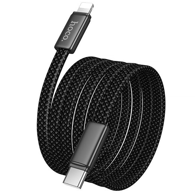 Дата кабель Hoco X125 Exceso USB-C → Lightning 30W (1 м) Black