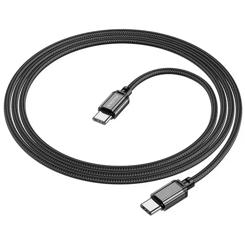 Дата кабель Borofone BX87 USB-C → USB-C 60W (1 м) Black