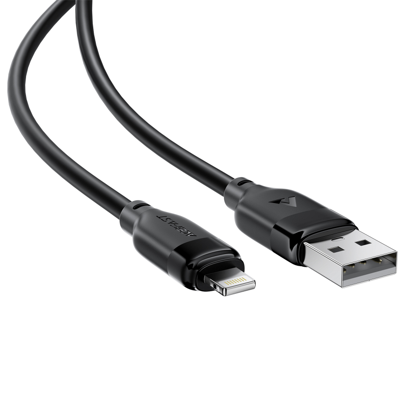 Дата кабель Acefast C16-06 USB to Lightning 2.4 А (2 м) Black