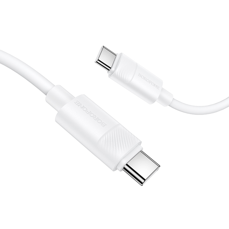 Дата кабель Borofone BX123 Leya USB-C → USB-C 60W (1 м)