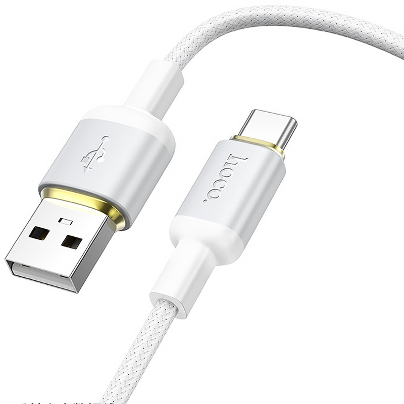 Дата кабель Hoco X128 Benefit USB to USB-C 36W (1 м) White