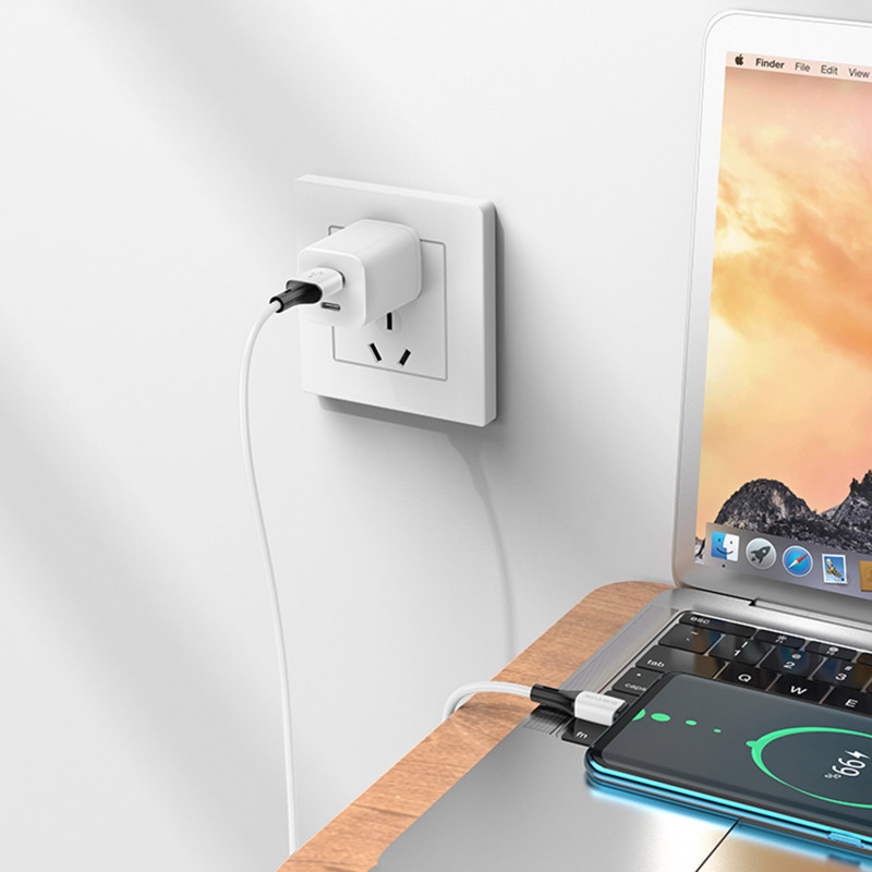 Дата кабель Borofone BX79 Silicone USB to USB-C 30W (1 м) Білий