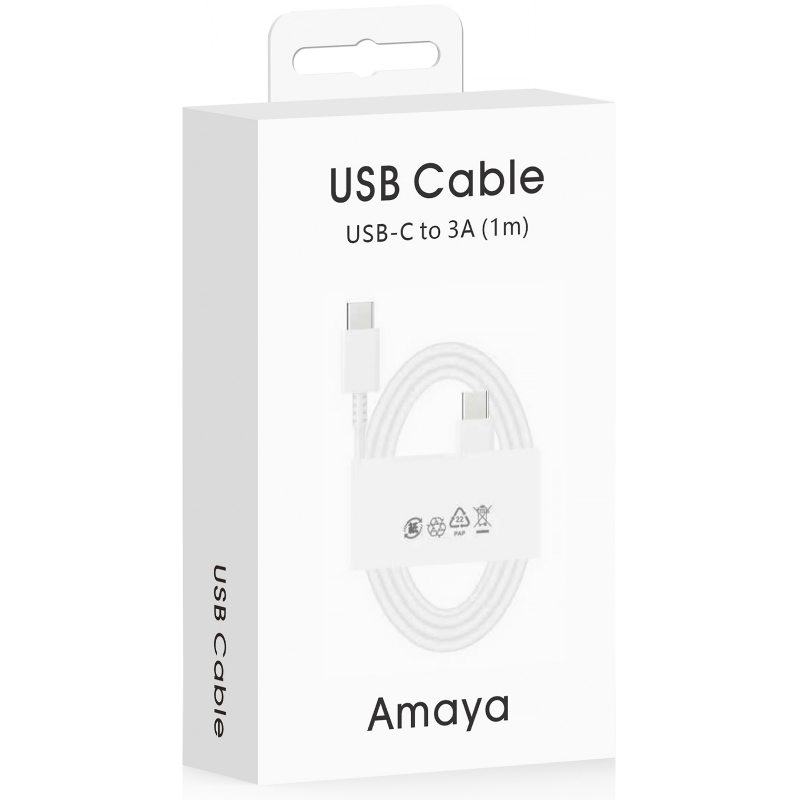 Дата кабель Amaya SD10CC USB-C → USB-C 5 А (1 м)