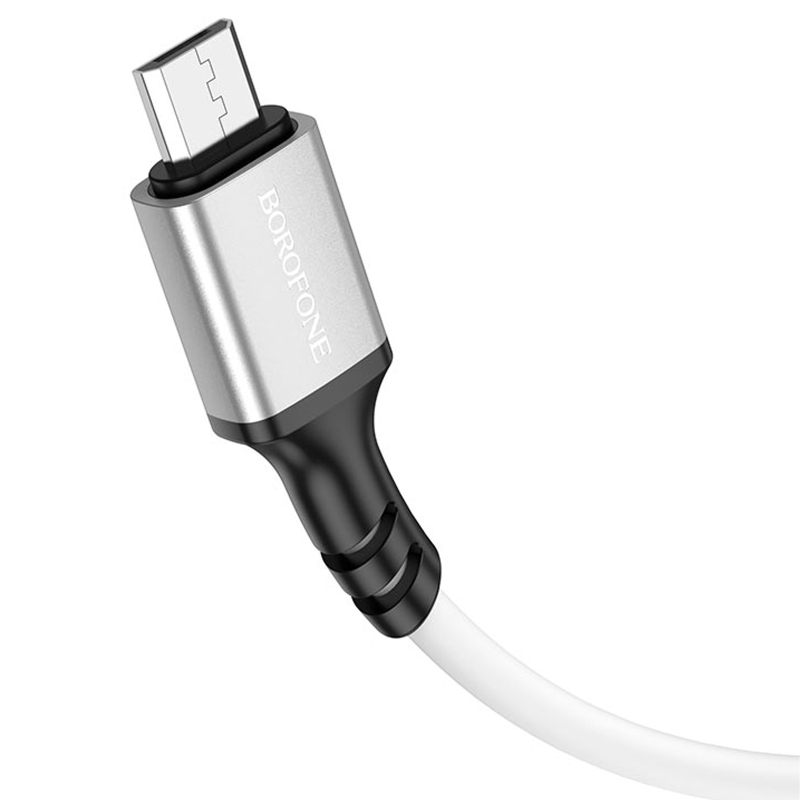 Дата кабель Borofone BX83 Famous USB to Micro-USB 2.4 А (1 м)