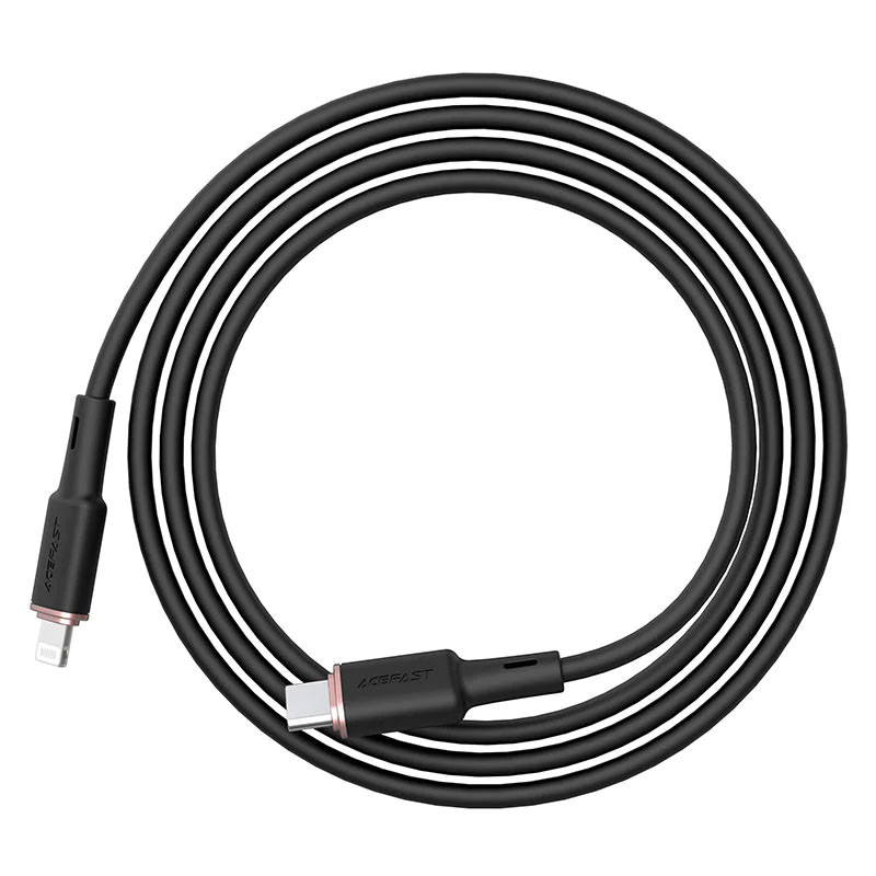 Дата кабель Acefast C2-01 USB-C → Lightning 30W (1.2 м) Black