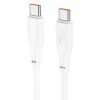 Дата кабель Hoco X93 Force Type-C to Type-C 100W (2m) White