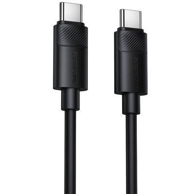 Дата кабель Borofone BX123 Leya USB-C → USB-C 60W (1 м)