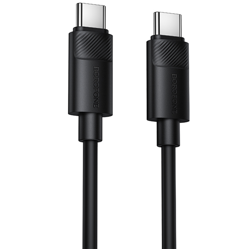 Дата кабель Borofone BX123 Leya USB-C → USB-C 60W (1 м)