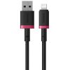 Дата кабель Baseus Dura Series Fast Charging USB to Lightning 2.4A (1m) (CB000122) Red / Black