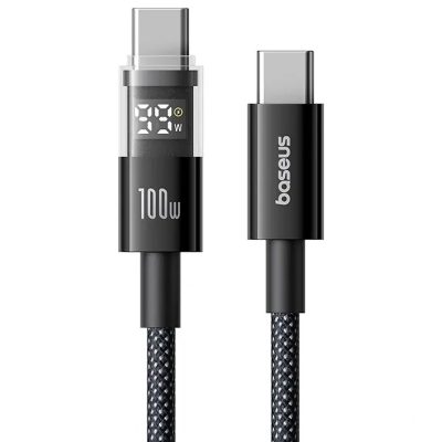 Дата кабель Baseus Display 2 USB-C → USB-C 100W (2 м) (P10382702) Cosmic Black