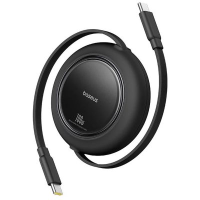 Дата кабель Baseus Free2Pull Mini Retractable USB-C → USB-C 100W (2 м) (P10364500113) Cluster Black