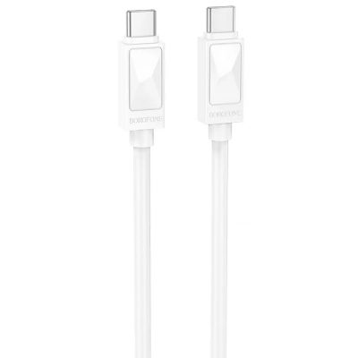 Дата кабель Borofone BX109 USB-C → USB-C 60W (1 м) White