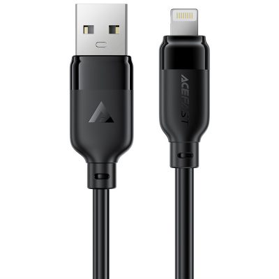 Дата кабель Acefast C16-02 USB to Lightning 2.4 А (1.2 м) Black