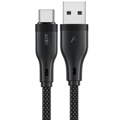 Дата кабель Acefast C8-04 USB to USB-C 3 А (1.2 м) Black