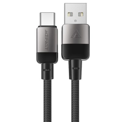 Дата кабель Acefast C9-04 USB to USB-C 3 А (1.2 м) Black