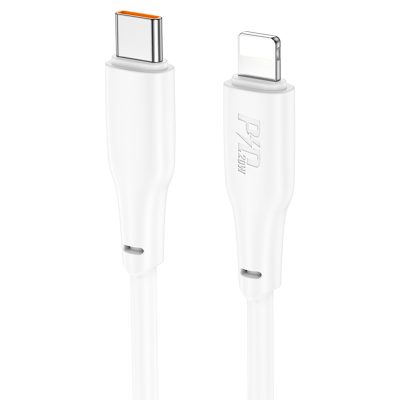 Дата кабель Hoco X93 Force USB-C → Lightning 20W (2 м) White