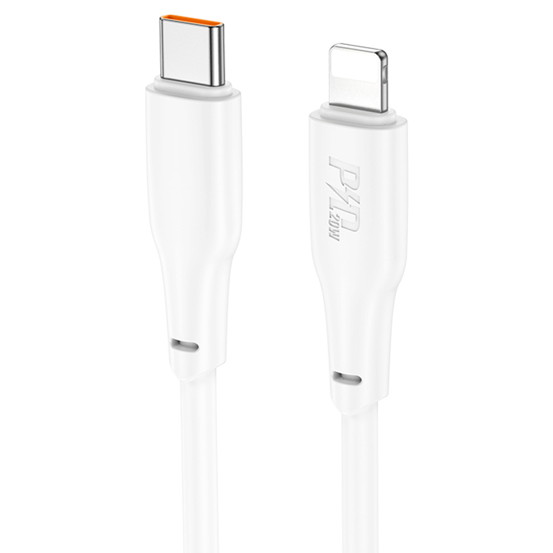 Дата кабель Hoco X93 Force USB-C → Lightning 20W (2 м) White