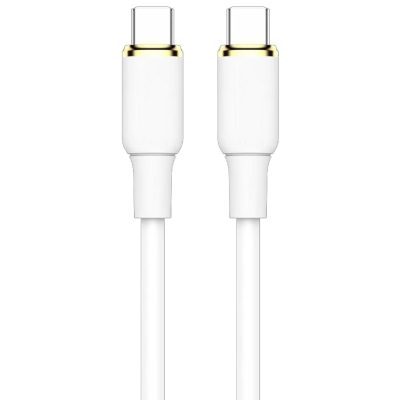 Дата кабель Amaya 89CC Type-C to Type-C 60W (1m) White