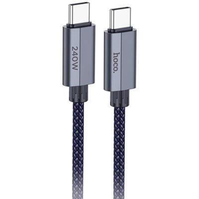 Дата кабель Hoco U134 Primero USB-C → USB-C 240W (1.8 м) Dark Blue