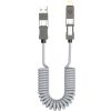 Дата кабель Amaya ACD-340 4in1 Type-C/USB to Lightning/Type-C 240W (2m) Gray
