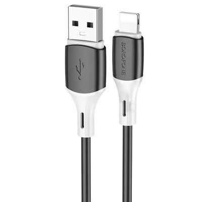 Дата кабель Borofone BX79 USB to Lightning (1 м) Чорний