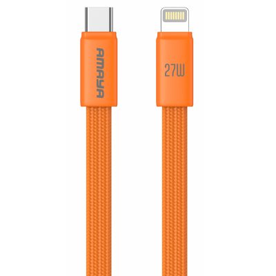 Дата кабель Amaya 317CL USB-C → Lightning 27W (1.2 м) Orange