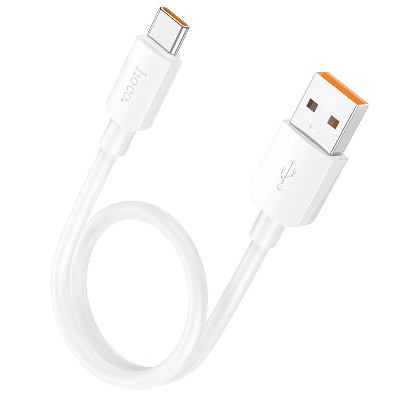 Дата кабель Hoco X96 Hyper USB to USB-C 100W (0.25 м) White