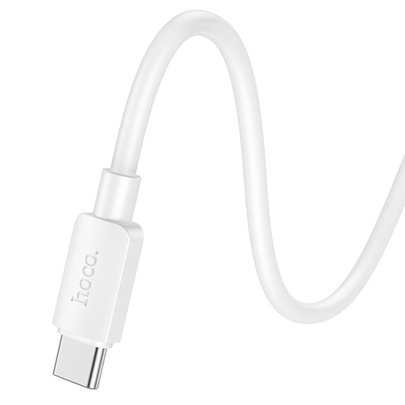 Дата кабель Hoco X96 Hyper USB-C → USB-C 60W (1 м) White