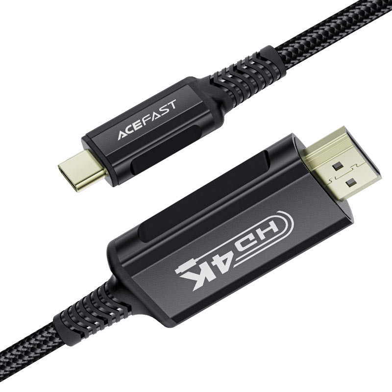 Дата кабель Acefast C1-10 USB-C to HDTV (1.8 м) Black