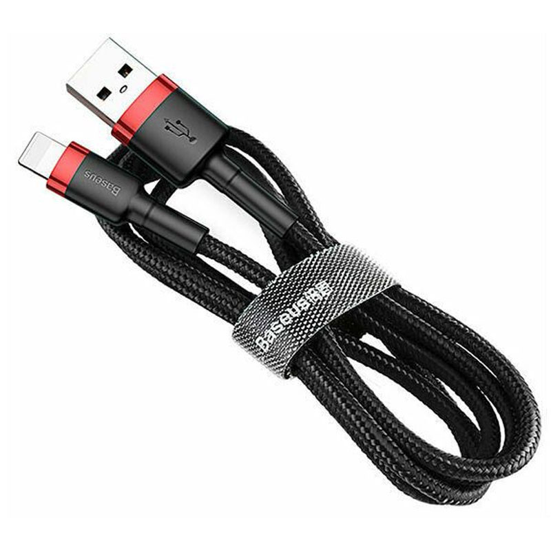Дата кабель Baseus Cafule USB to Lightning Special Edition 2.4 А (1 м) (CALKLF-G)