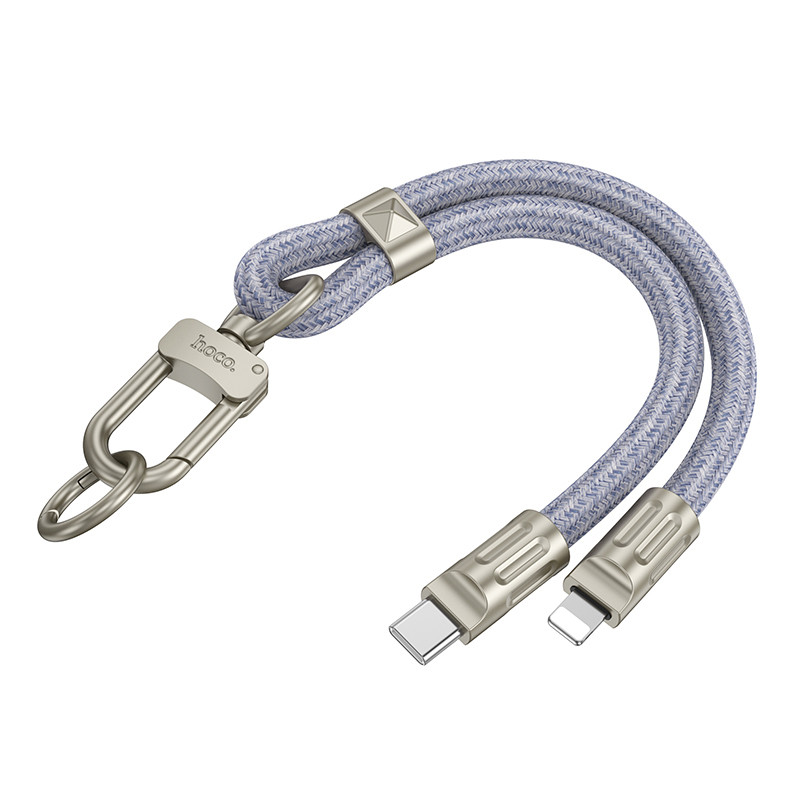 Дата кабель-шнурок Hoco GH5 Elegant USB-C → Lightning (0.21 м)