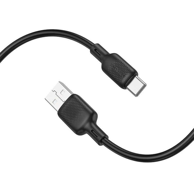 Дата кабель Borofone BX113 Lenny USB to USB-C 3 А (2 м) Black