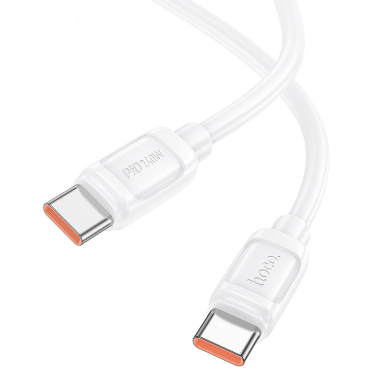 Дата кабель Hoco X115 Surpass USB-C → USB-C 240W (1 м) White