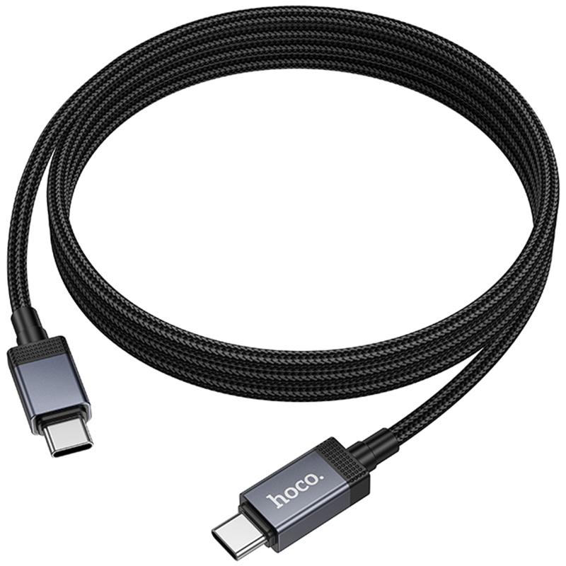 Дата кабель Hoco X118 Generous with display USB-C → USB-C 60W (1 м) Black