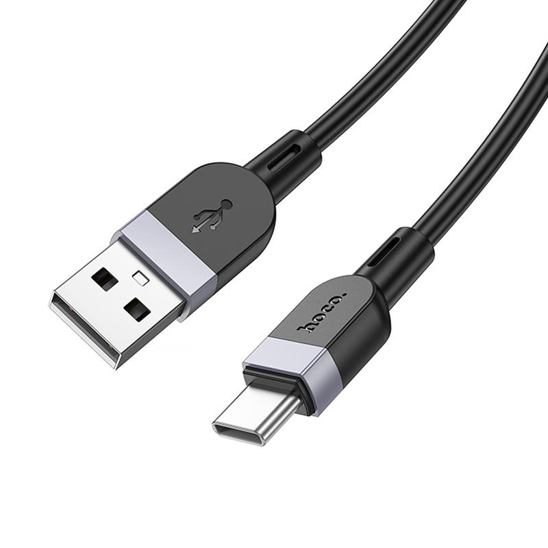 Дата кабель Hoco X109 Energy silicone USB to USB-C (3 м) Black