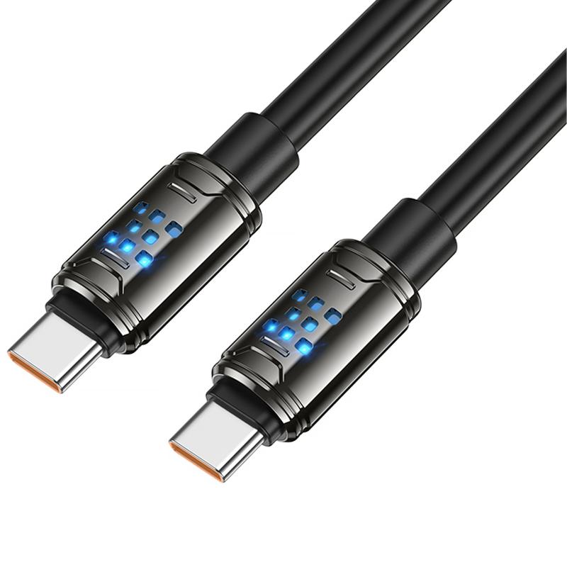 Дата кабель Hoco U143 Joy USB-C → USB-C 240W (1.2 м) Black