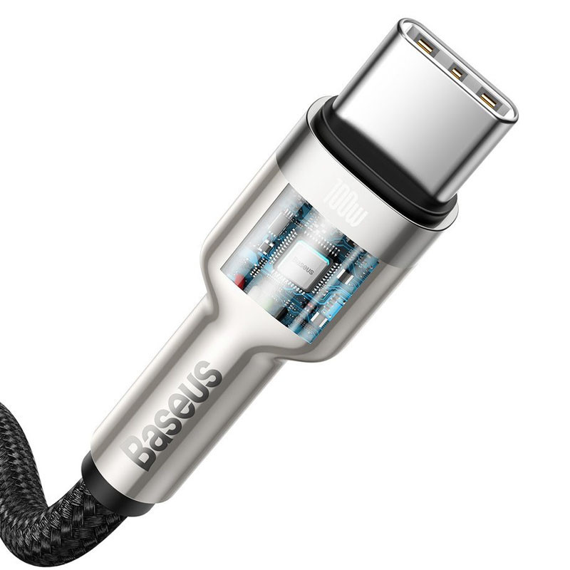 Дата кабель Baseus Cafule Metal USB-C → USB-C 100W (1 м) (CATJK-C)