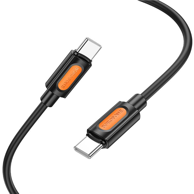 Дата кабель Borofone BX114 Structure USB-C → USB-C 60W (1 м)