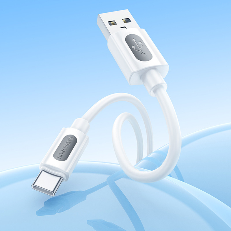 Дата кабель Borofone BX114 Structure USB to USB-C 3 А (1 м)