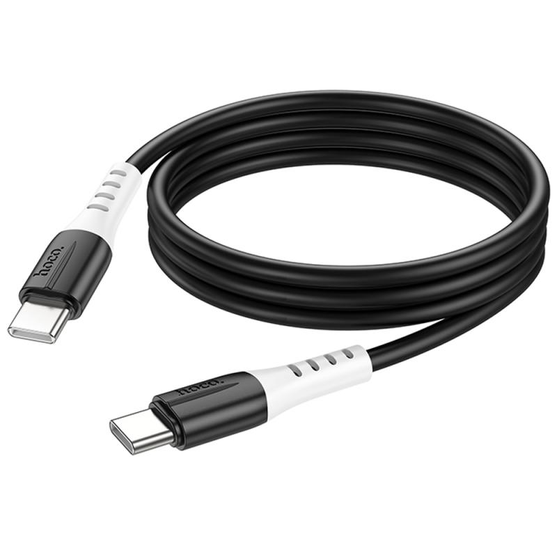 Дата кабель Hoco X82 Silicone USB-C → USB-C 60W (1 м)
