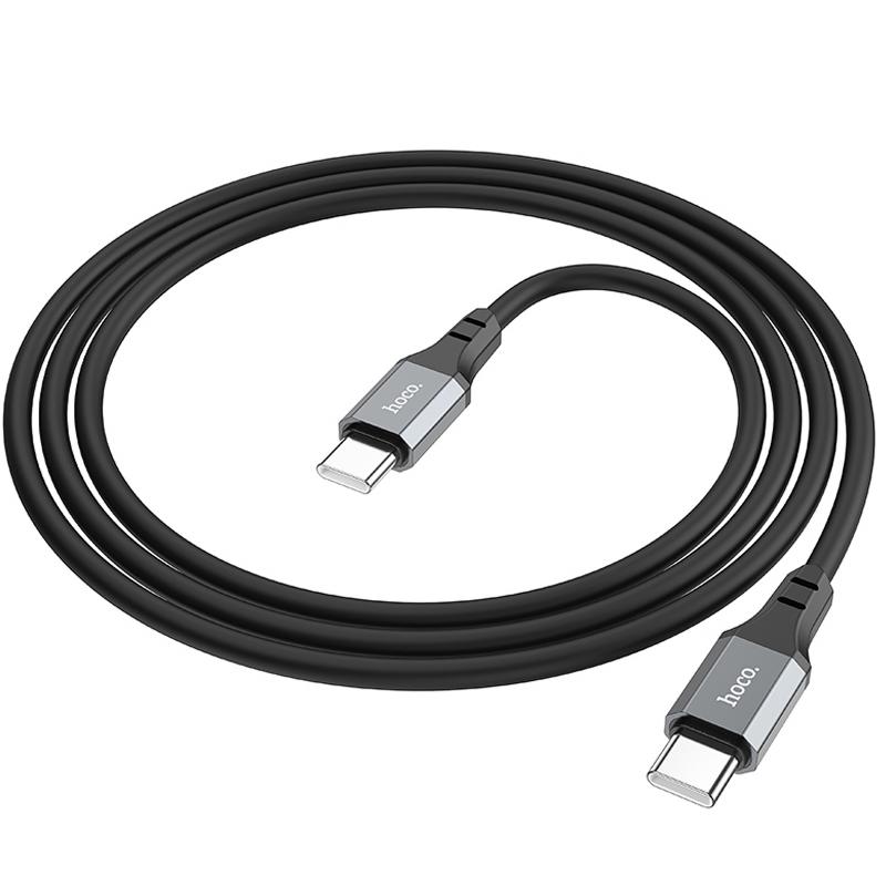 Дата кабель Hoco X86 Spear USB-C → USB-C 60W (1 м)